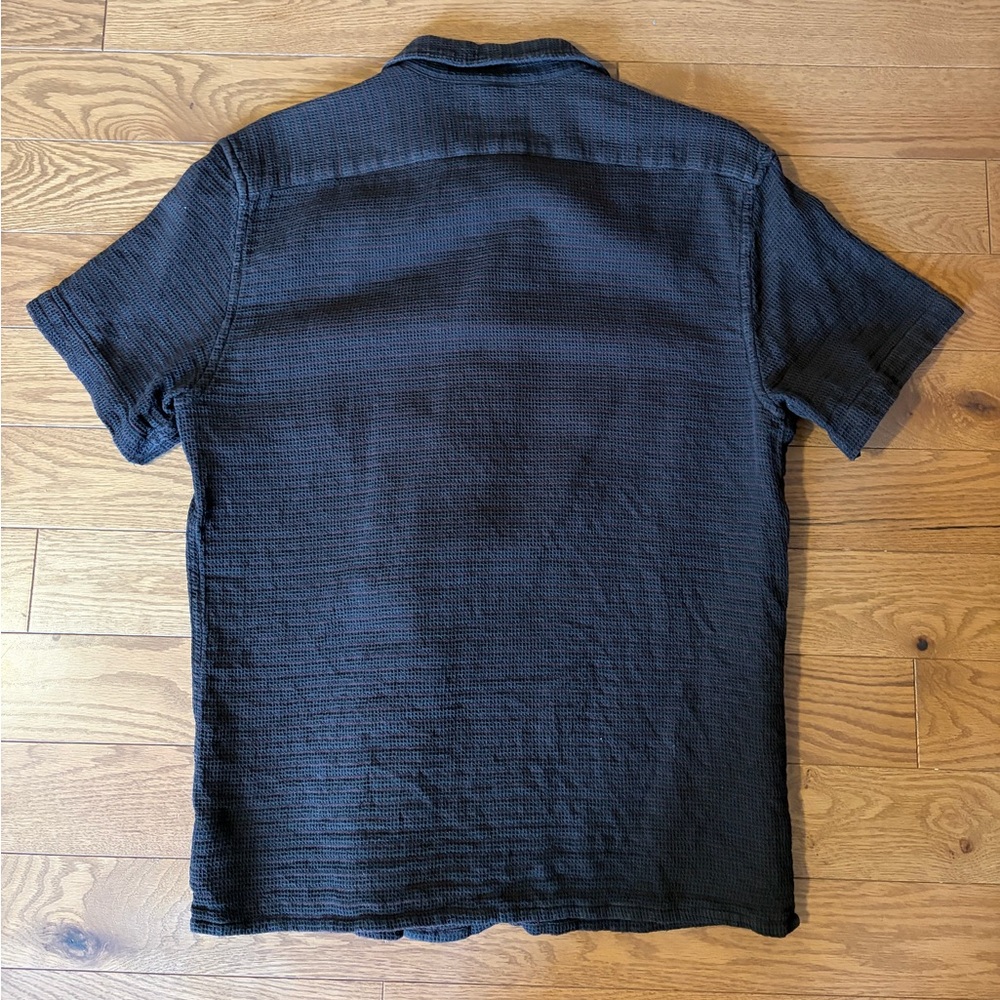 Taylor Stitch Brown Waffle Knit Shirt (size 42) - Picture 3 of 6